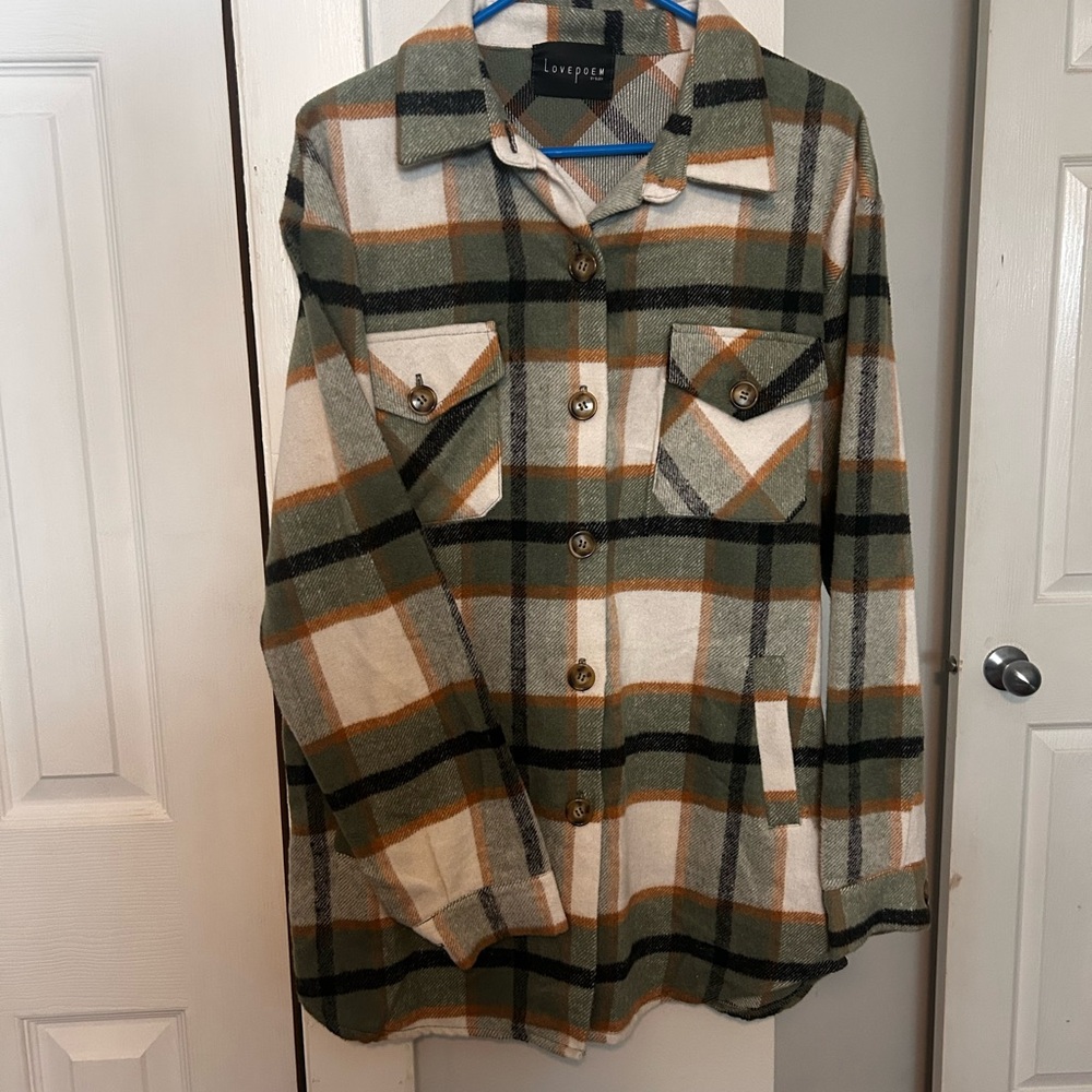 NWT Love Poem flannel